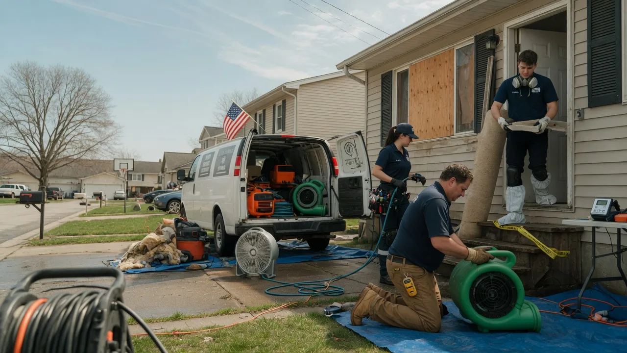 Water Damage Restoration in Aston, PA near me